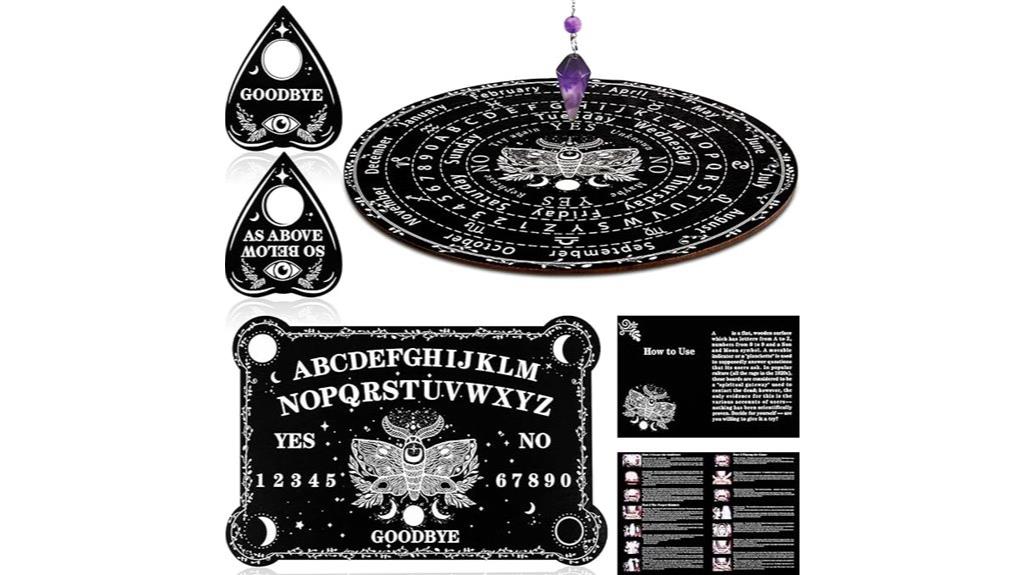 pendulum divination with amethyst