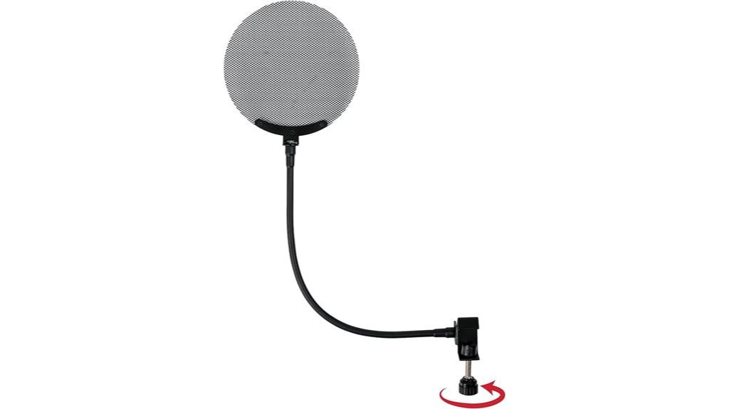 pop filter with gooseneck