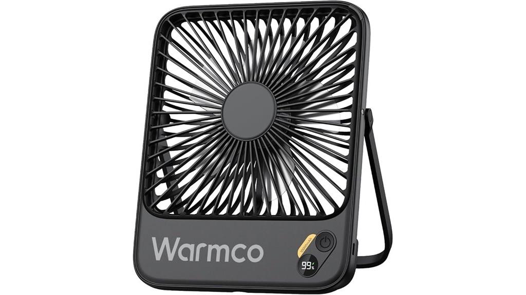 portable 10 000mah travel fan