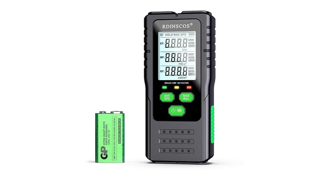 portable emf detection device