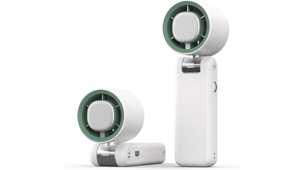 portable fan with long lasting battery