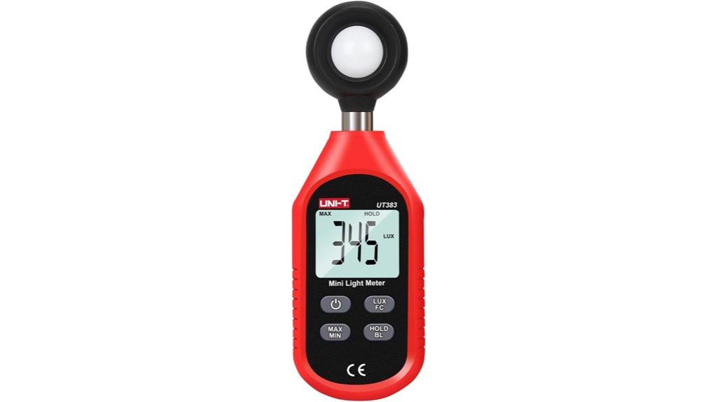 portable light intensity meter