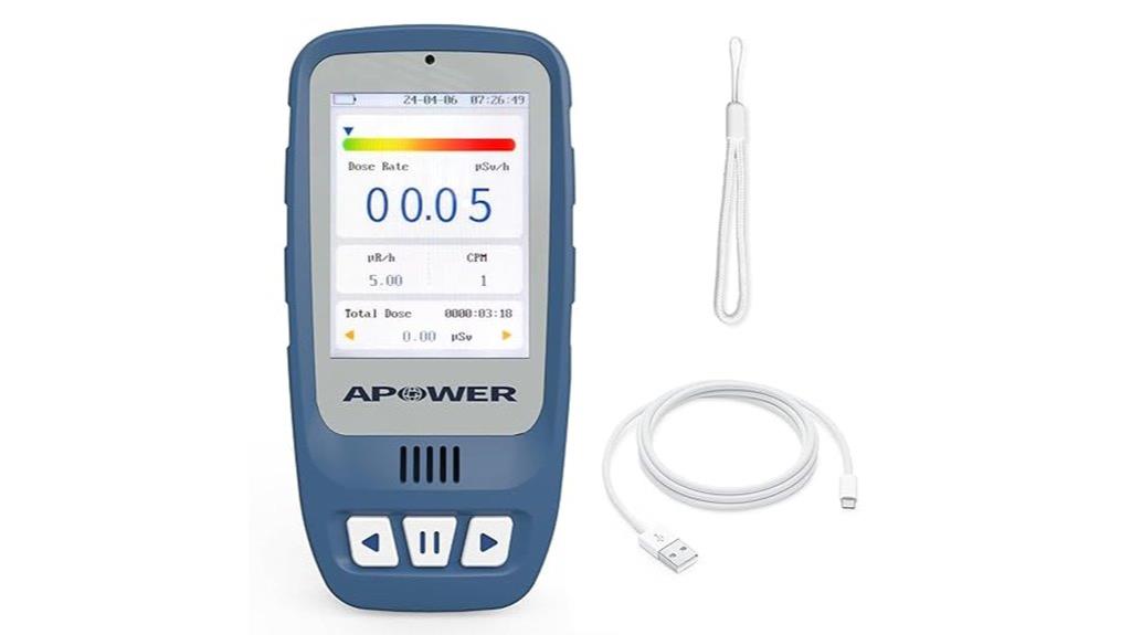 portable nuclear radiation detector