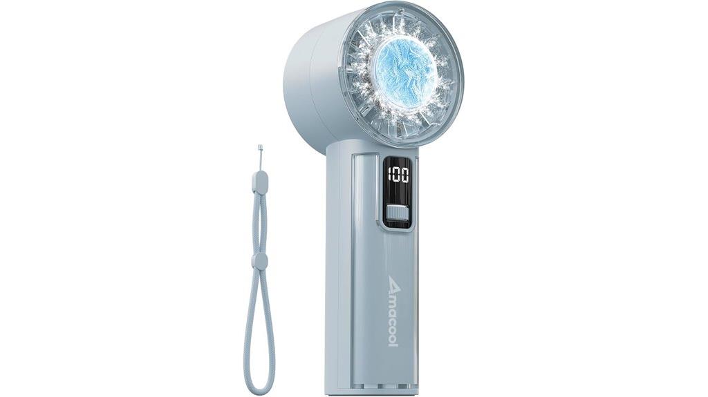 portable rechargeable handheld fan