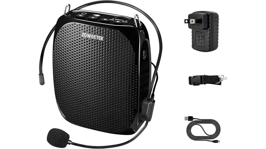 portable rechargeable voice amplifier