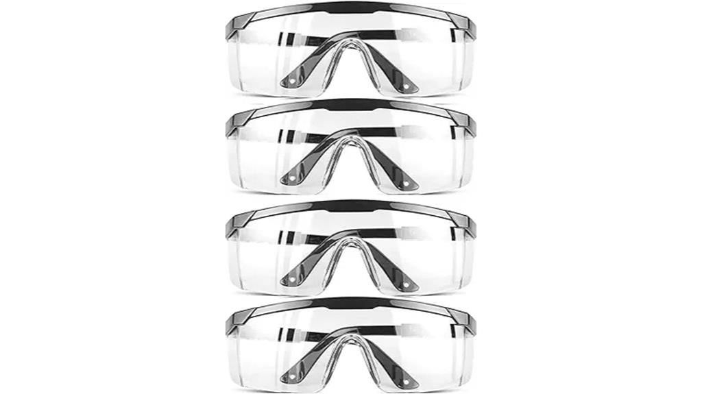 protective clear goggles pack