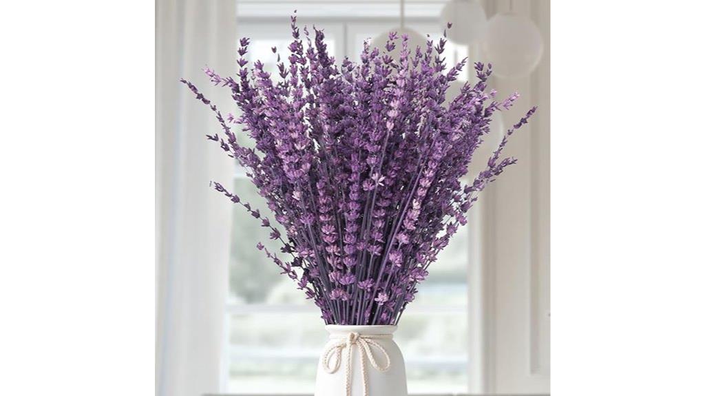 purple lavender flower bundle