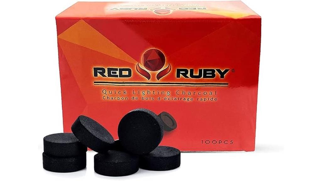 quick light charcoal disks