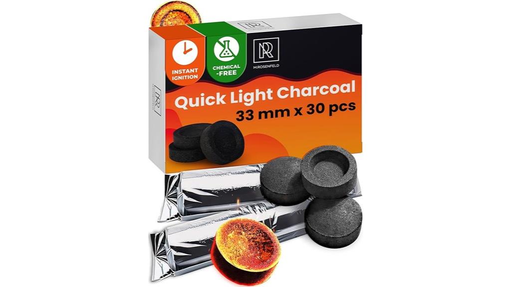 quick light hookah charcoal
