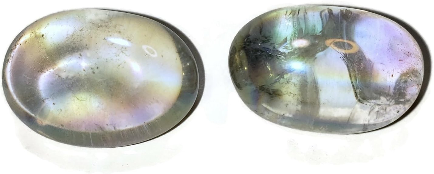rainbow quartz crystal specimens