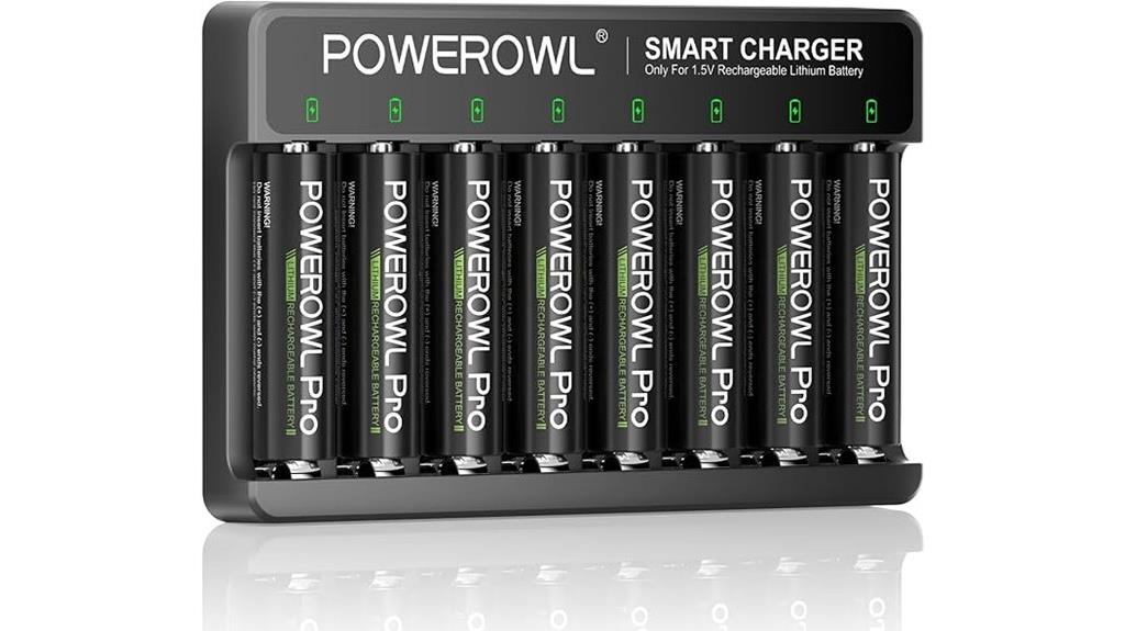 rechargeable aa lithium batteries