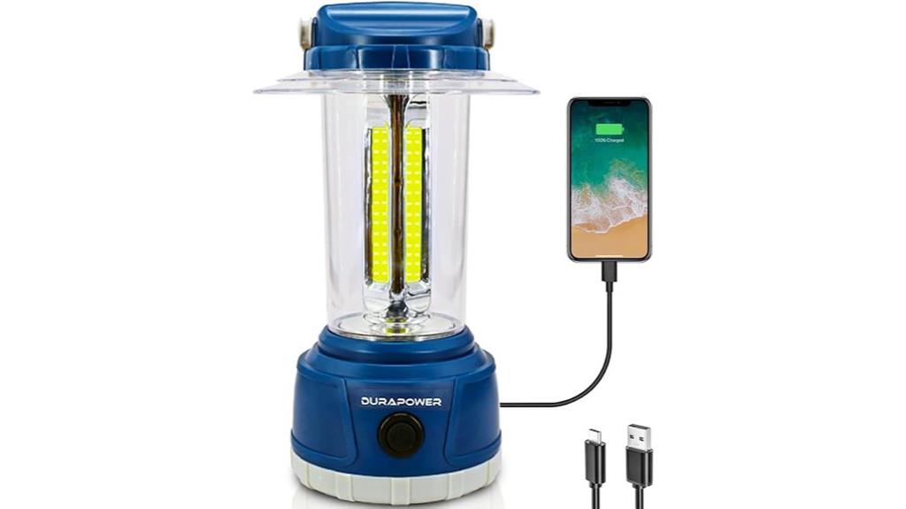rechargeable camping lantern with power