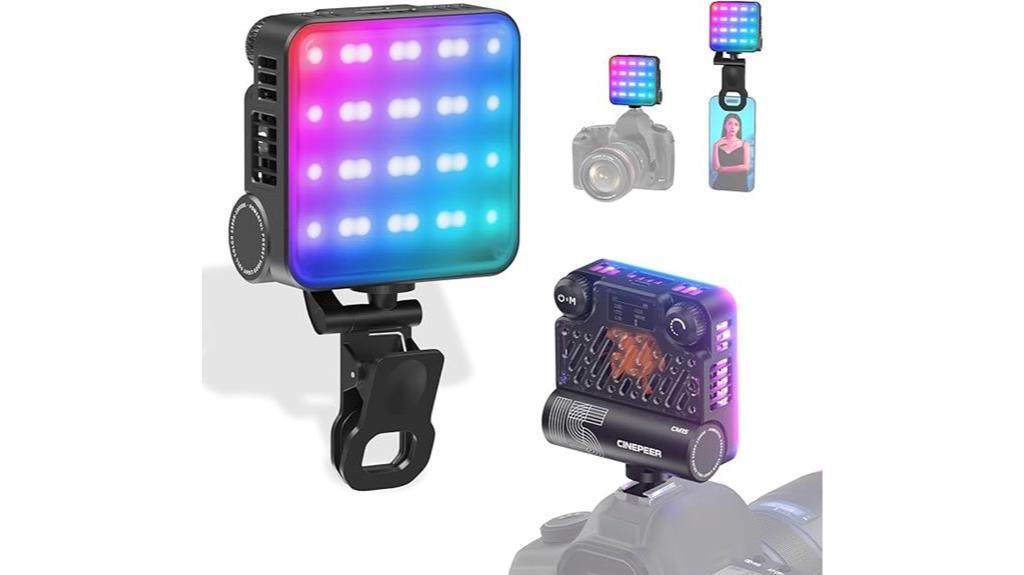 rechargeable handheld camera light