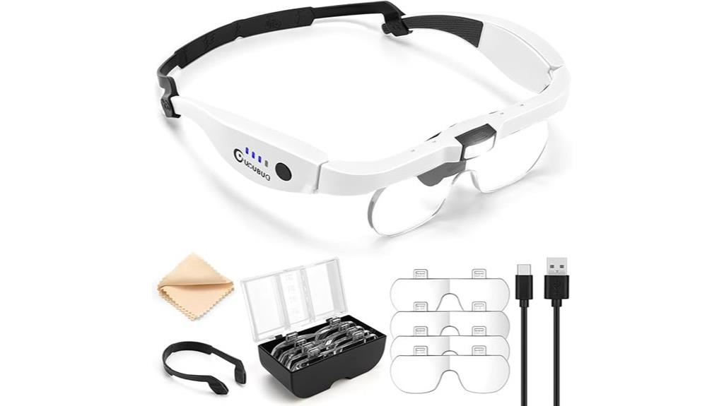 rechargeable lighted magnifier
