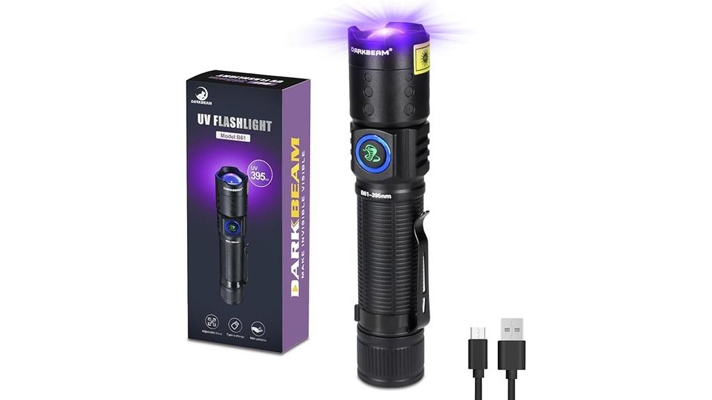 rechargeable usb c black light