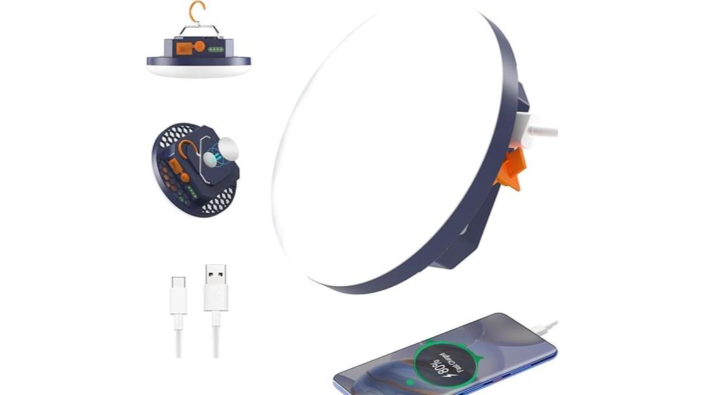 rechargeable waterproof camping lantern