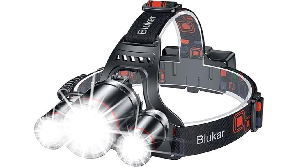 rechargeable waterproof led headlamp