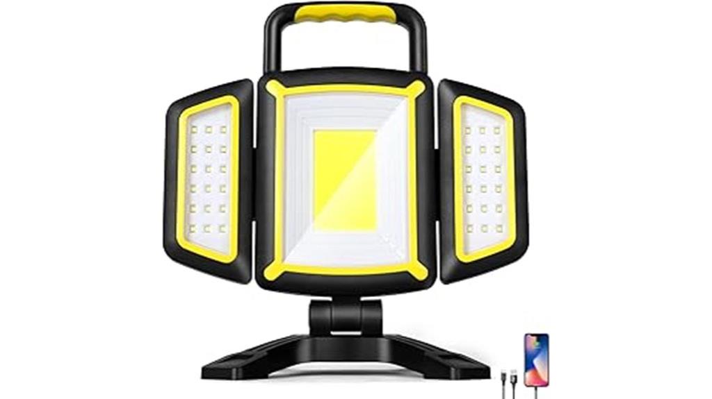 rechargeable work light with magnetic base