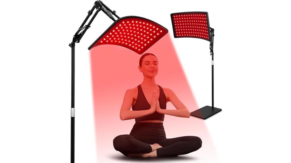 red light therapy stand