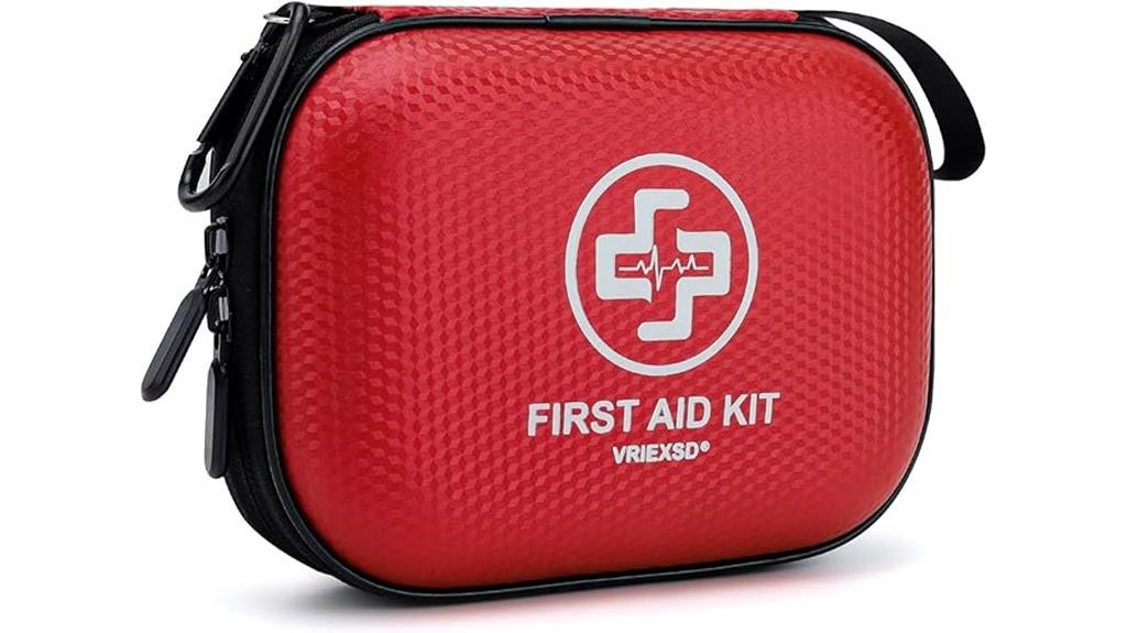 red mini first aid kit
