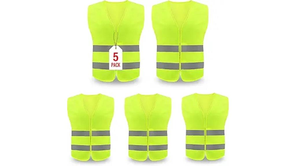 reflective construction safety vest