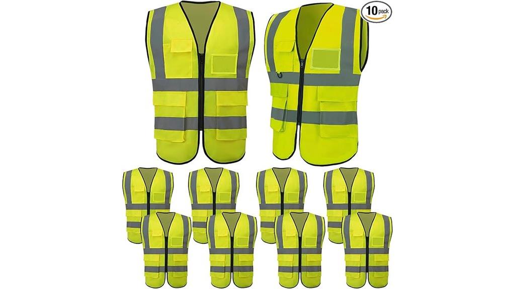 reflective safety vests pack