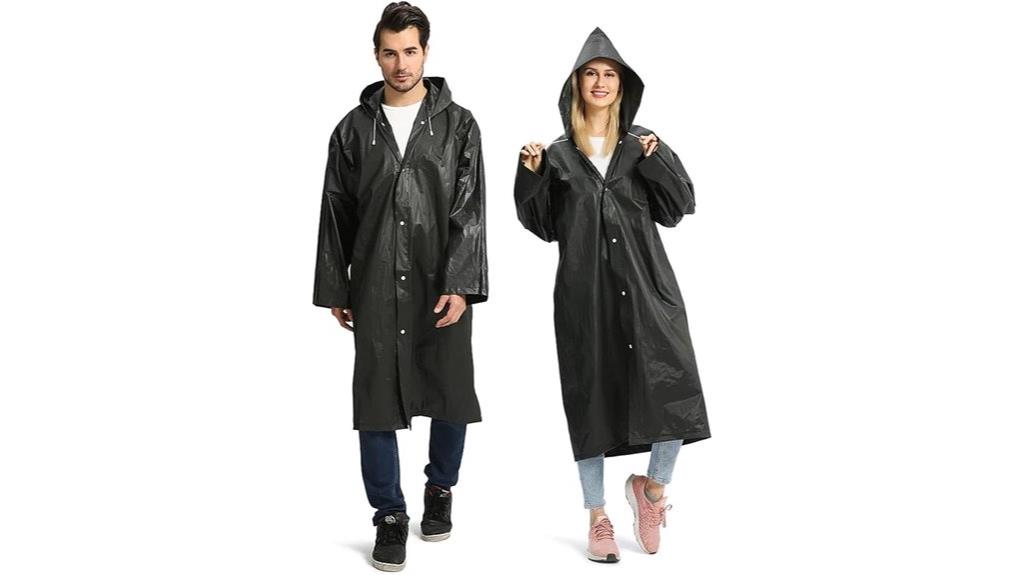 reusable adult raincoat set