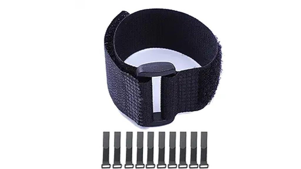 reusable black cable straps