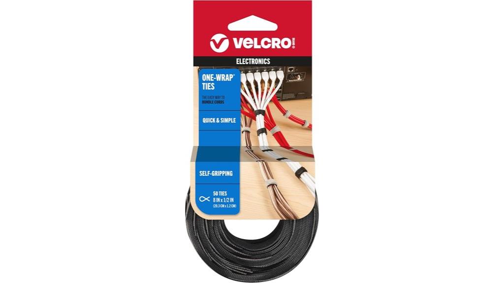 reusable thin velcro ties
