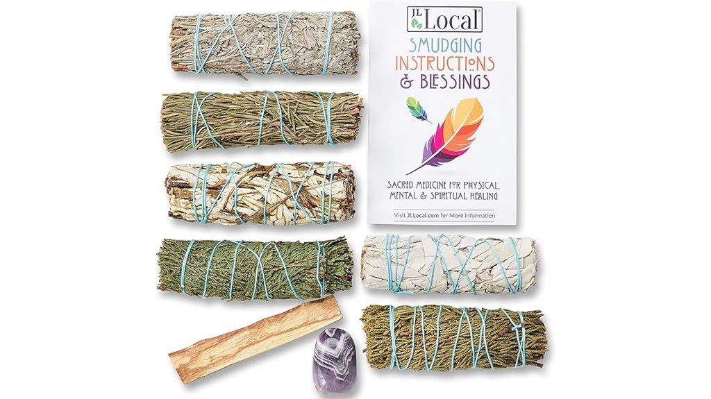 sage smudge sticks amethyst