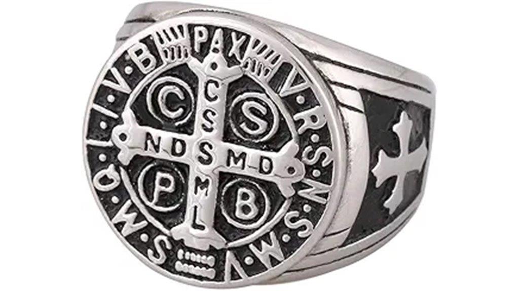 saint benedict exorcism ring