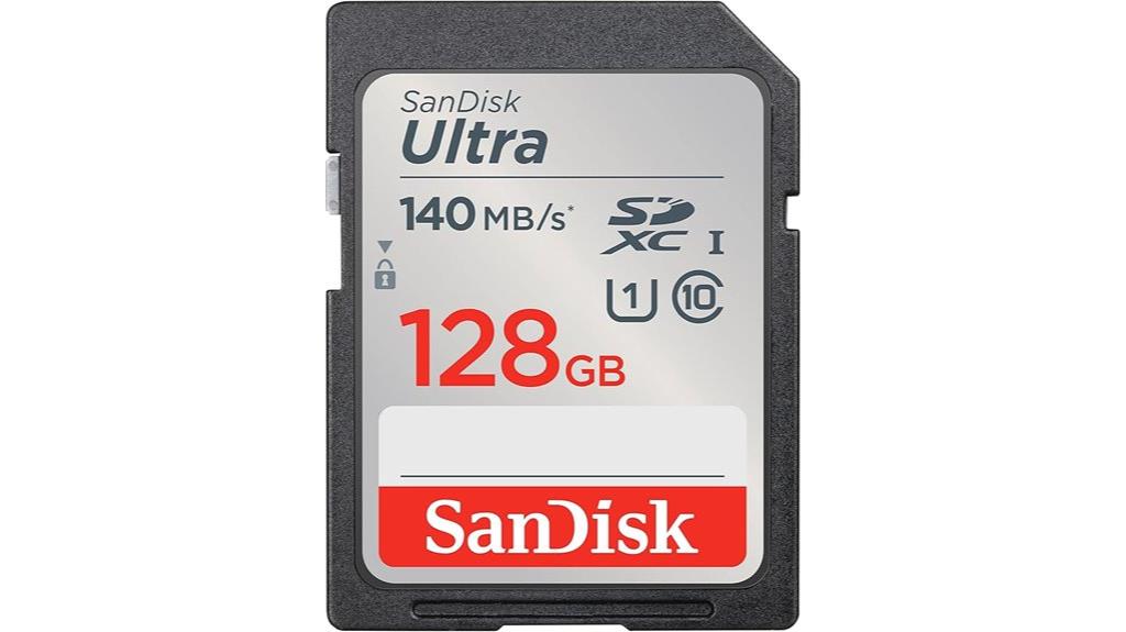 sandisk 128gb uhs i card