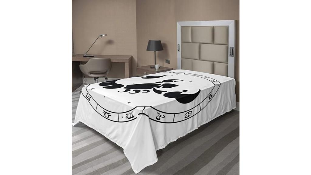 scorpio zodiac twin sheet