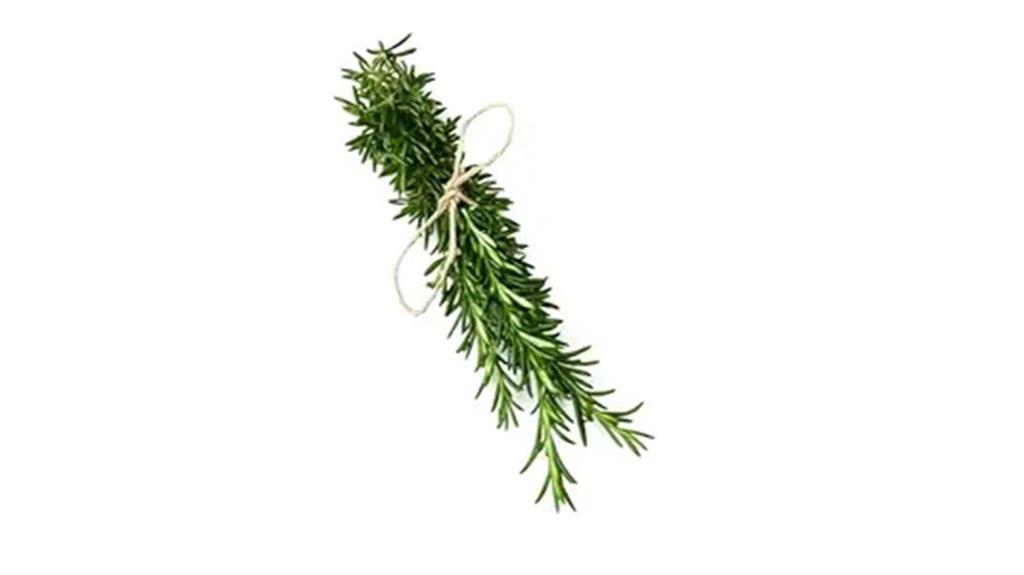 seven fresh rosemary sprigs