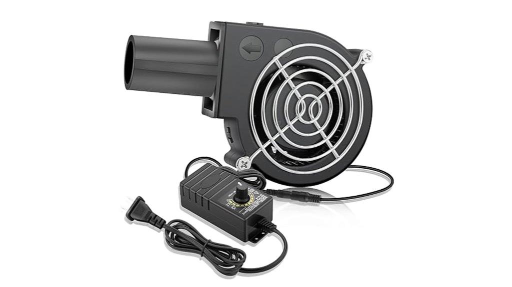small bbq fan with speed