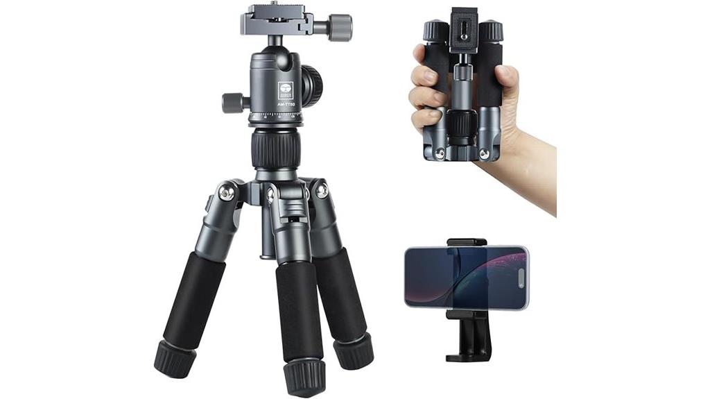 small desktop phone tripod