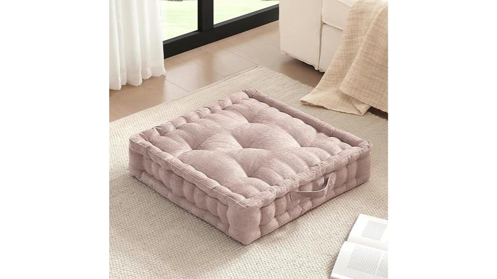smart large meditation pillow