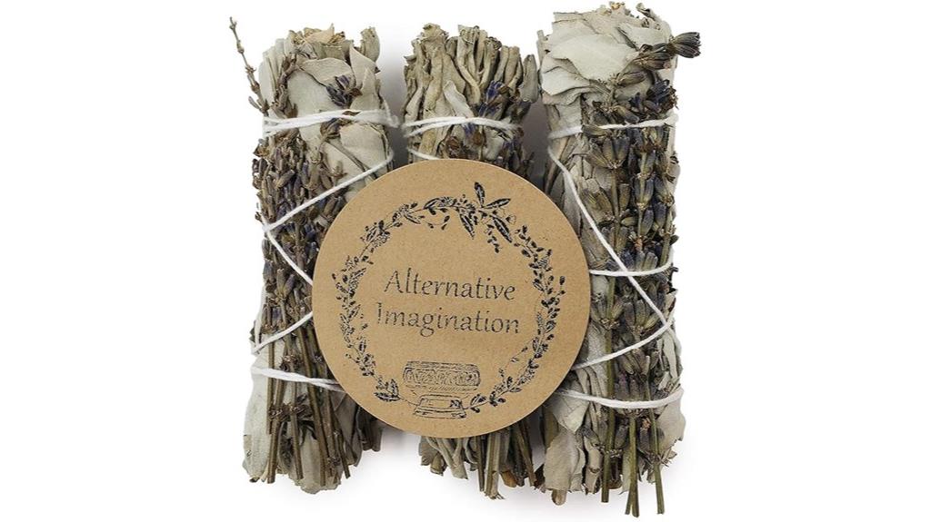 smudge sticks with lavender