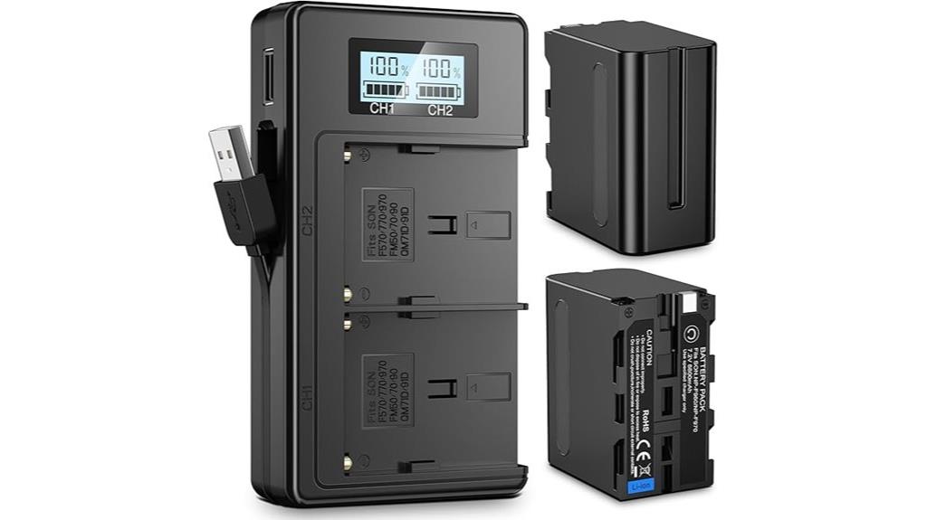 sony np f970 battery charger
