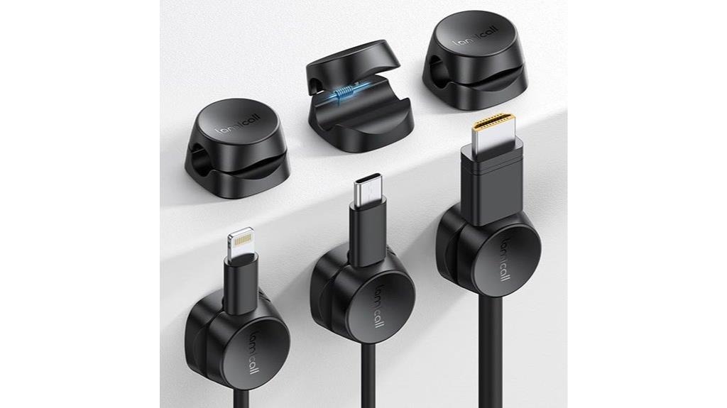 spring cable organizer clips
