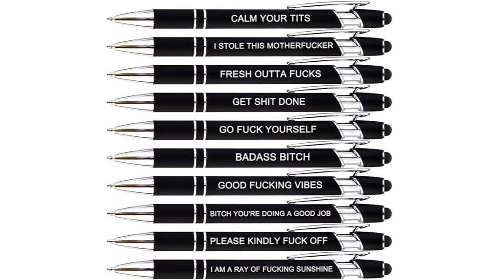 swear word pen set