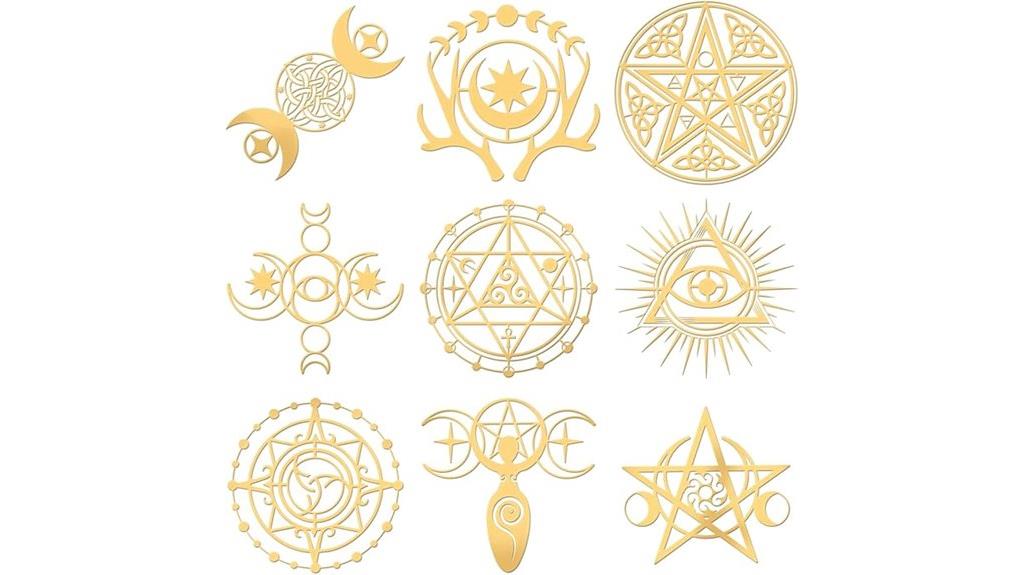 tarot themed sticker set