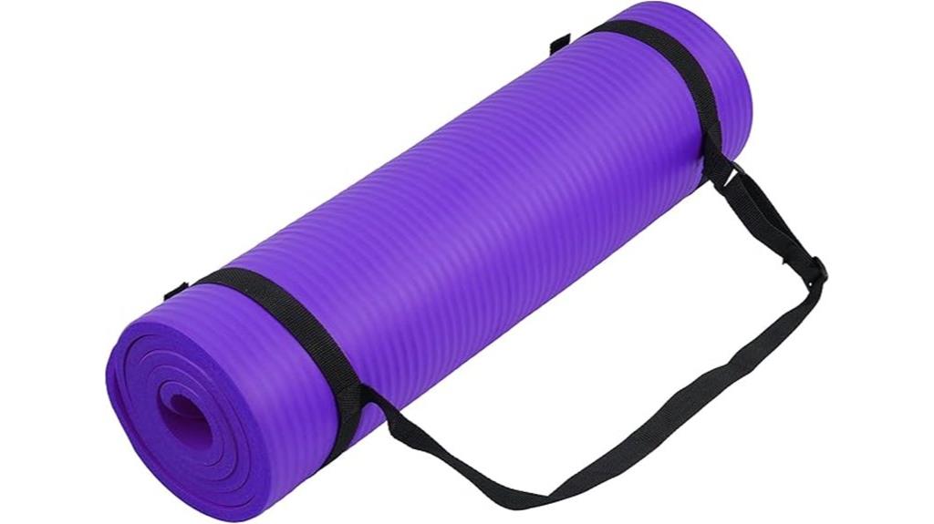 thick high density yoga mat