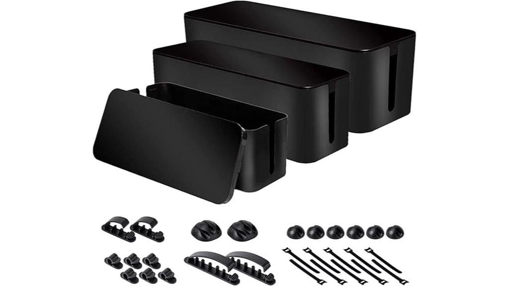 three part cable storage set