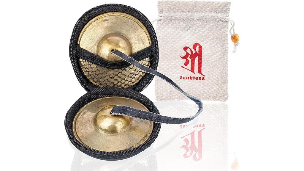 tingsha cymbals with case