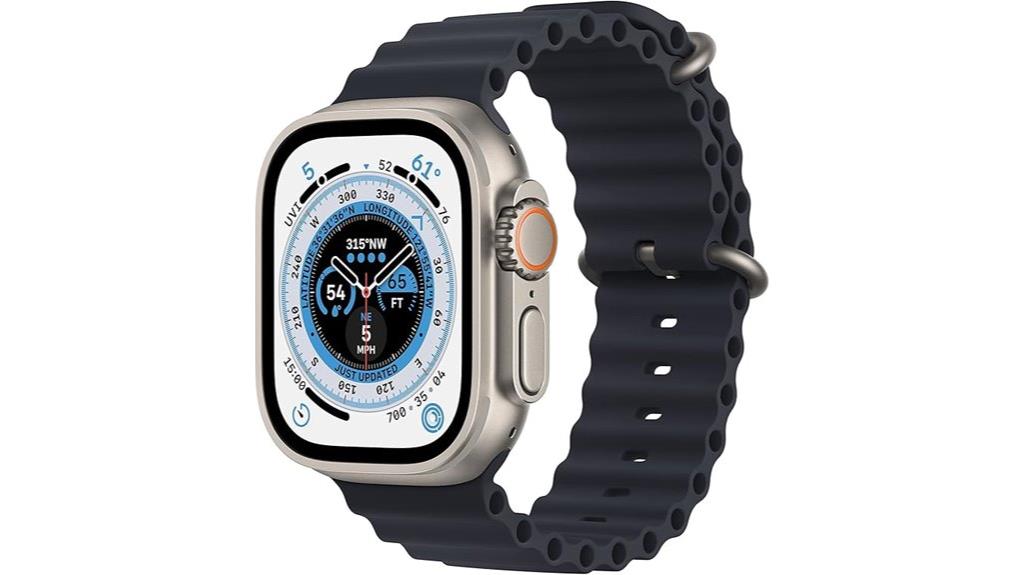 titanium 49mm gps watch