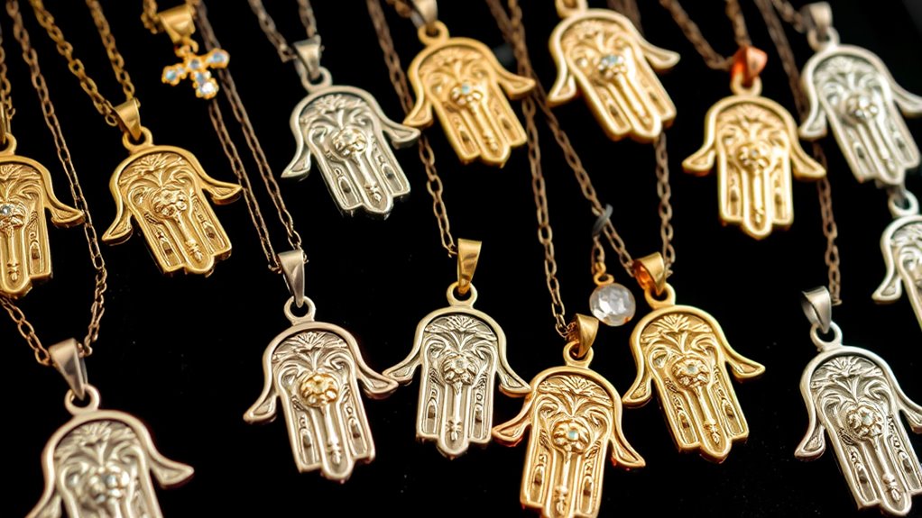 top 13 lucky hamsa necklaces