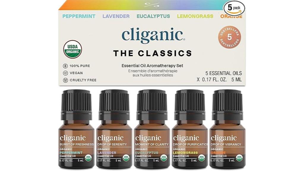 top five classic essential oils