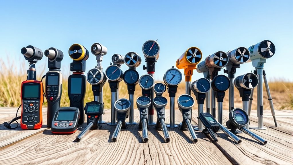 top wind measurement devices