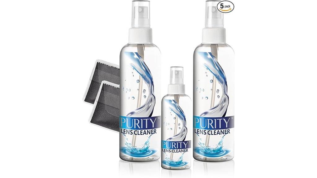 triple pack eyeglass cleaner